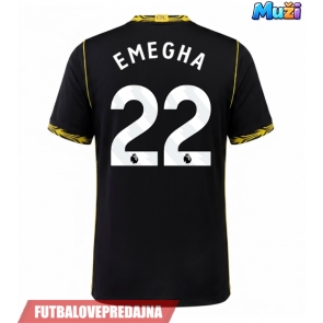 Lacne Muži Futbalové dres Chelsea Emmanuel Emegha #22 2026-27 Krátky Rukáv - Preč